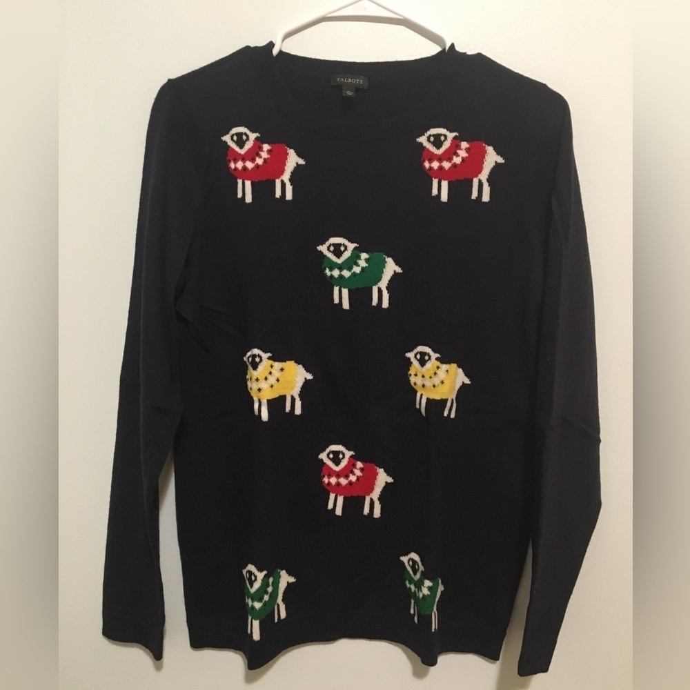 Talbots Wool Sheep Sweater p2. - Picture 6 of 13